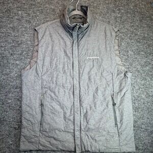 Fossa Apparel Puffer Vest Mens 2XL Gray Insulated Eightfold.ai‎ Corporate Logo